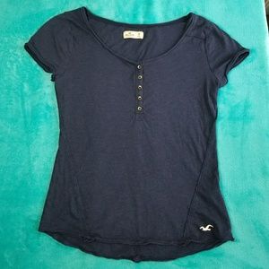 Hollister Henley Short Sleeve Shirt